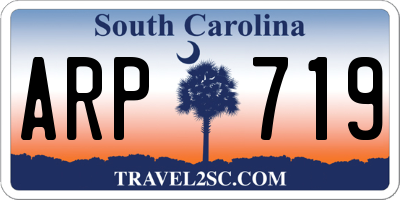 SC license plate ARP719