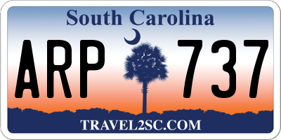 SC license plate ARP737