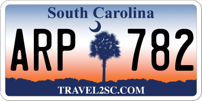 SC license plate ARP782