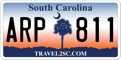 SC license plate ARP811