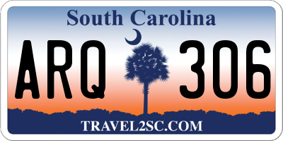SC license plate ARQ306