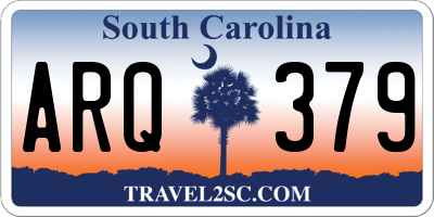 SC license plate ARQ379