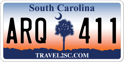 SC license plate ARQ411