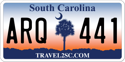 SC license plate ARQ441