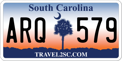 SC license plate ARQ579
