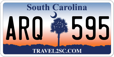 SC license plate ARQ595