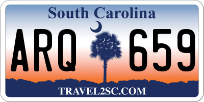 SC license plate ARQ659