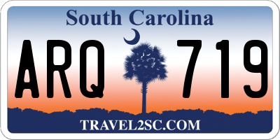 SC license plate ARQ719