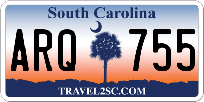 SC license plate ARQ755