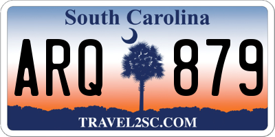 SC license plate ARQ879