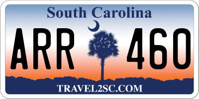 SC license plate ARR460