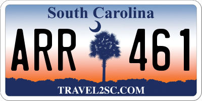 SC license plate ARR461