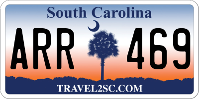 SC license plate ARR469