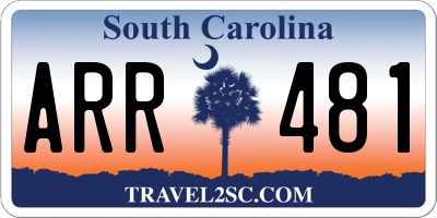 SC license plate ARR481