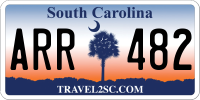 SC license plate ARR482