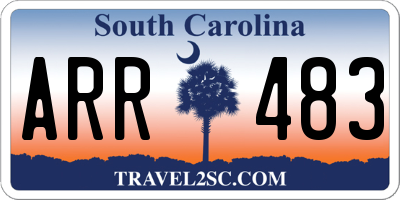 SC license plate ARR483