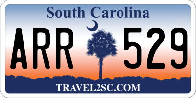 SC license plate ARR529
