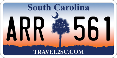 SC license plate ARR561