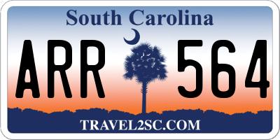 SC license plate ARR564