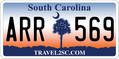 SC license plate ARR569