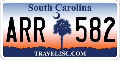 SC license plate ARR582