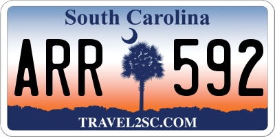 SC license plate ARR592