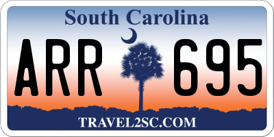 SC license plate ARR695