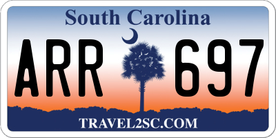 SC license plate ARR697