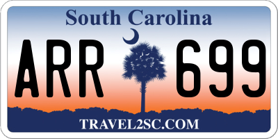 SC license plate ARR699