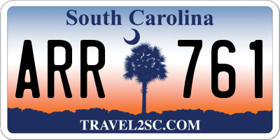 SC license plate ARR761