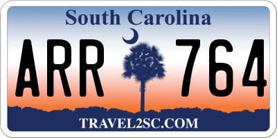SC license plate ARR764