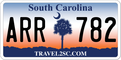 SC license plate ARR782