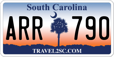 SC license plate ARR790