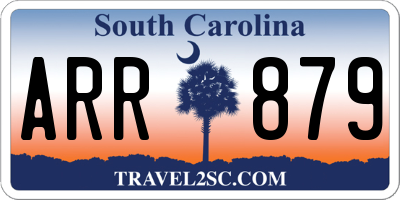 SC license plate ARR879