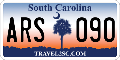 SC license plate ARS090