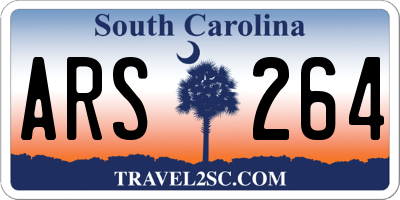 SC license plate ARS264