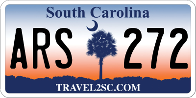 SC license plate ARS272