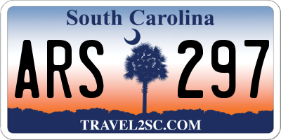 SC license plate ARS297