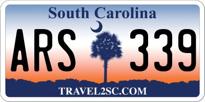 SC license plate ARS339