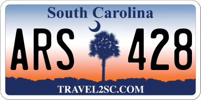 SC license plate ARS428