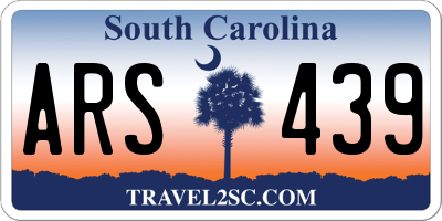 SC license plate ARS439