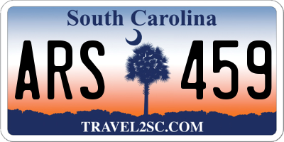 SC license plate ARS459