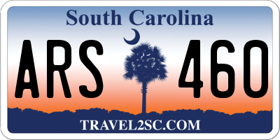 SC license plate ARS460