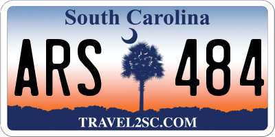 SC license plate ARS484