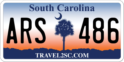 SC license plate ARS486