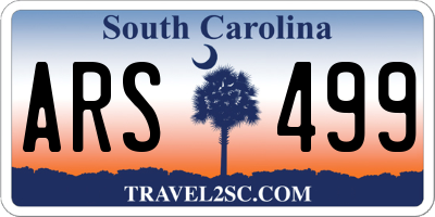 SC license plate ARS499