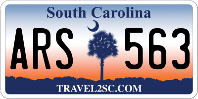 SC license plate ARS563