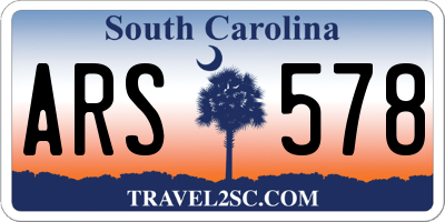 SC license plate ARS578