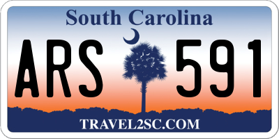 SC license plate ARS591