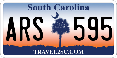 SC license plate ARS595